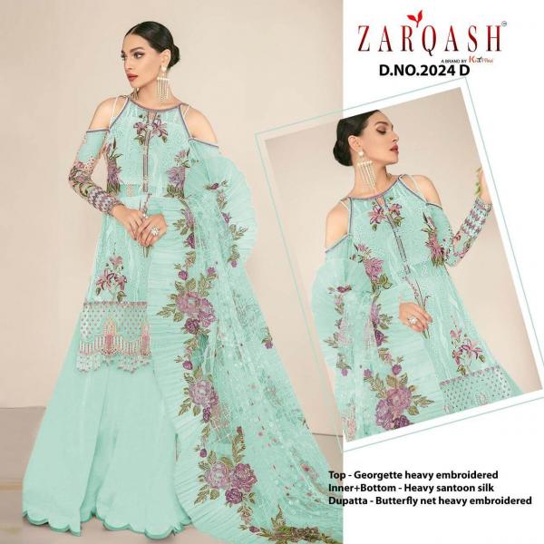 Zarqash Jihan Georgette Fancy Pakistani Salwar